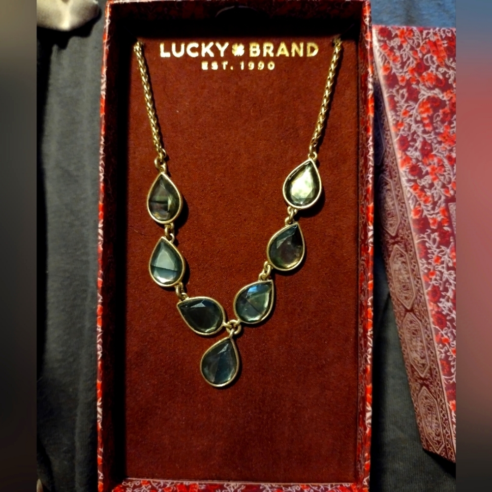 LUCKY BRAND NWT labradorite necklace